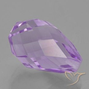 Ametista Iris Violetta naturale da 5.67 ct, Taglio briolette, VS