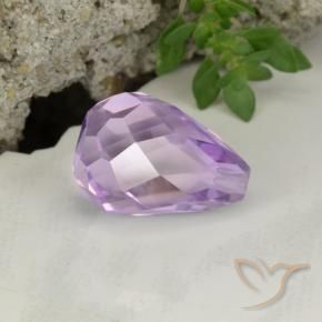 Ametista Iris Violetta naturale da 7.13 ct, Taglio briolette, VS