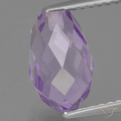 2.78ct Naturale Deep Iris Violetta Ametista, Taglio briolette, VS