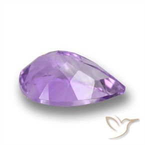 Ametista violaceo naturale da 5.30 ct, Forma a pera, VS