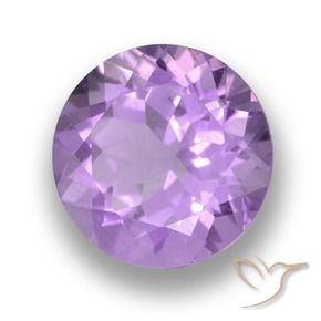 Ametista Viola medio naturale da 4.40 ct, Rotondo, VVS-VS