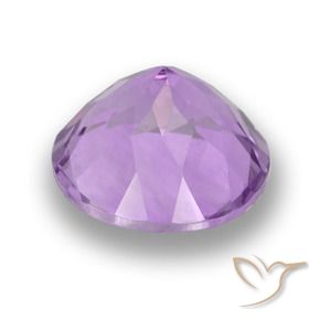 Ametista Viola medio naturale da 4.40 ct, Rotondo, VVS-VS