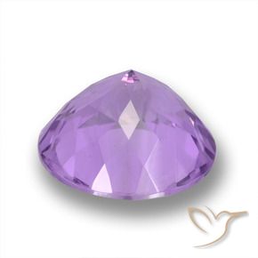 Ametista Viola medio naturale da 3.92 ct, Rotondo, VVS