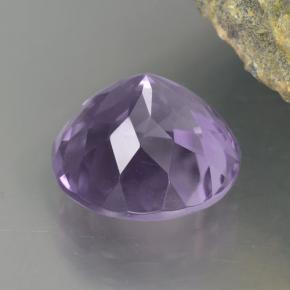 Ametista naturale viola da 4,69 ct, taglio rotondo, VVS