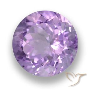 Ametista Viola medio naturale da 7.49 ct, Rotondo, VS