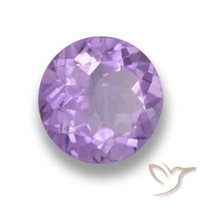 Ametista Viola medio naturale da 3.93 ct, Rotondo, VVS-VS