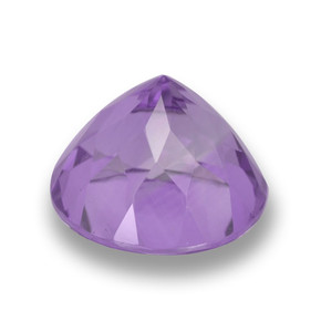 Ametista viola medio naturale da 5,44 ct, taglio rotondo, VVS-VS