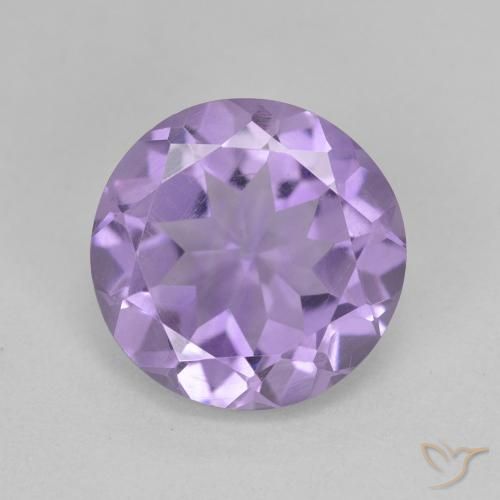 4.33ct Naturale Viola medio Ametista, Rotondo, VVS-VS