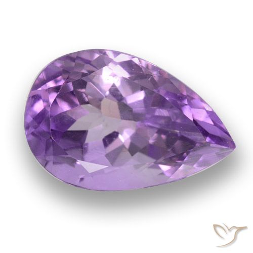 5.87ct Naturale Viola scuro Ametista, Forma a pera, VVS-VS