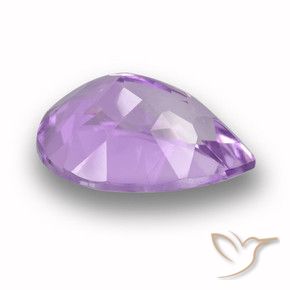 Ametista Iris Violetta naturale da 3.66 ct, Forma a pera, VVS-VS