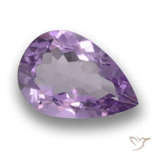 2.98ct Naturale Viola medio Ametista, Forma a pera, VS