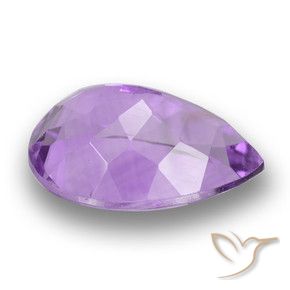 Ametista Viola-Rosa Medio naturale da 3.92 ct, Forma a pera, VS