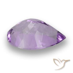 Ametista Viola scuro naturale da 3.46 ct, Forma a pera, VVS-VS