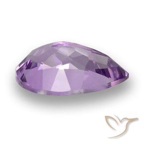 Ametista Viola scuro naturale da 3.12 ct, Forma a pera, VS