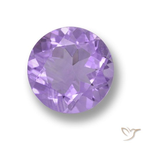 3.16ct Naturale Viola medio Ametista, Rotondo, VVS-VS