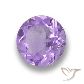 Ametista Viola medio naturale da 3.16 ct, Rotondo, VVS-VS
