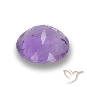 Ametista Viola medio naturale da 3.16 ct, Rotondo, VVS-VS