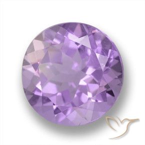 Ametista Viola medio naturale da 3.27 ct, Rotondo, VVS