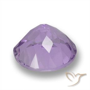 Ametista Viola medio naturale da 3.27 ct, Rotondo, VVS