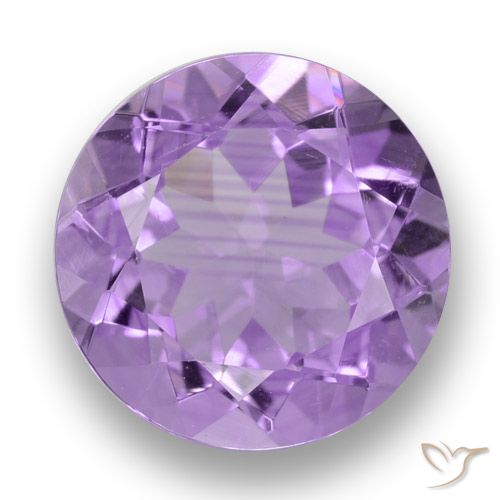 3.41ct Naturale Viola medio Ametista, Rotondo, VVS