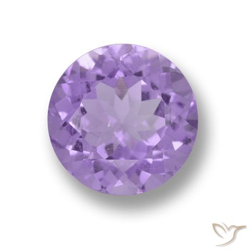 3.60ct Naturale Viola medio Ametista, Rotondo, VVS