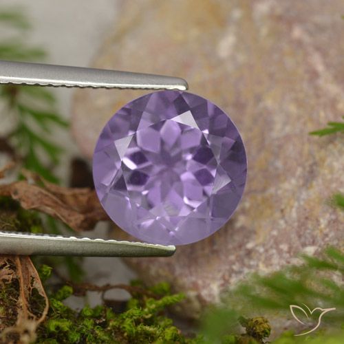 3.46ct Naturale Viola medio Ametista, Rotondo, VVS