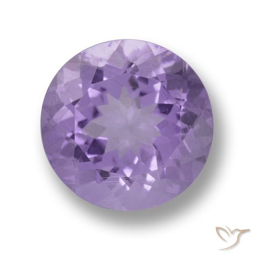 3.20ct Naturale Viola medio Ametista, Rotondo, VVS
