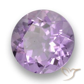 Ametista Iris Violetta naturale da 3.23 ct, Rotondo, VS
