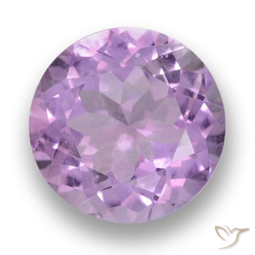 3.53ct Naturale Viola rosa medio Ametista, Rotondo, VVS-VS