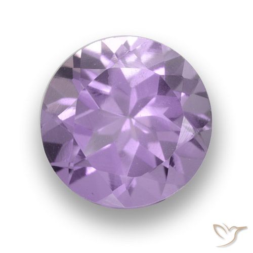 2.64ct Naturale Viola medio-chiaro Ametista, Rotondo, VS