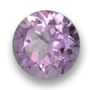 Ametista Viola rosa medio naturale da 3.80 ct, Taglio rotondo, VVS-VS