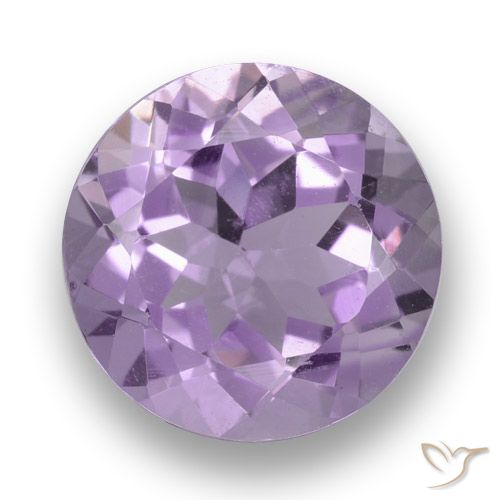 3.31ct Naturale Rosa viola medio Ametista, Rotondo, VVS