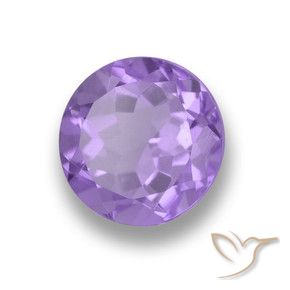 Ametista Deep Iris Violetta naturale da 2.76 ct, Rotondo, VVS