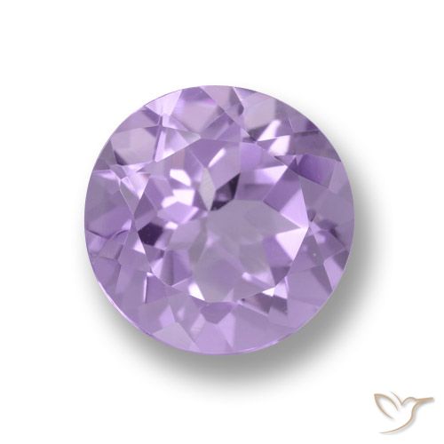 2.40ct Naturale Viola medio-chiaro Ametista, Rotondo, VVS