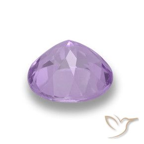 Ametista Viola medio-chiaro naturale da 2.40 ct, Rotondo, VVS