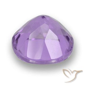 Ametista Viola tendente al rosa naturale da 2.74 ct, Rotondo, VVS