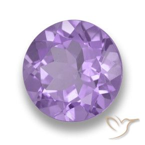 Ametista Viola medio naturale da 3.36 ct, Rotondo, VVS