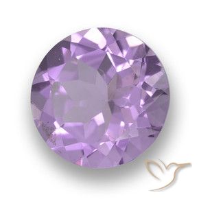Ametista Viola medio naturale da 3.24 ct, Rotondo, VVS