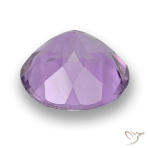 Ametista Viola medio naturale da 3.47 ct, Rotondo, VVS