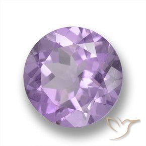 Ametista Viola medio naturale da 3.20 ct, Rotondo, VVS