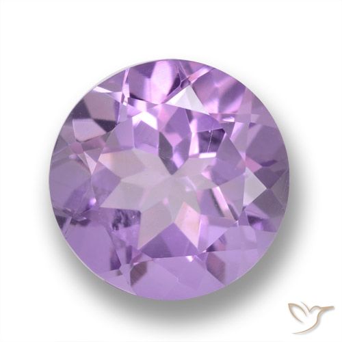 3.21ct Naturale Viola medio Ametista, Rotondo, VVS