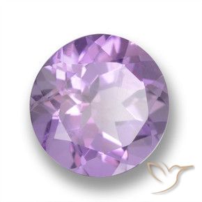 Ametista Viola medio naturale da 3.21 ct, Rotondo, VVS
