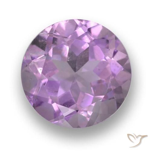 2.63ct Naturale Viola tendente al rosa Ametista, Rotondo, VS