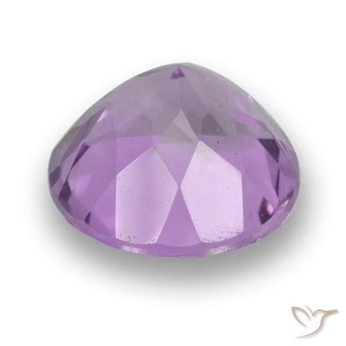 Ametista Viola tendente al rosa naturale da 2.63 ct, Rotondo, VS