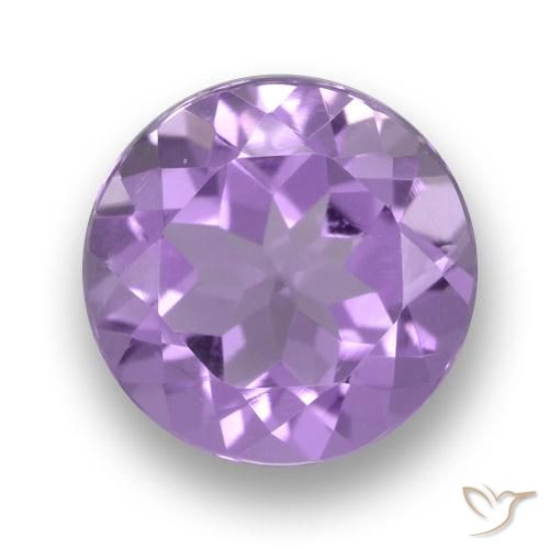 2.31ct Naturale Viola medio Ametista, Rotondo, VVS