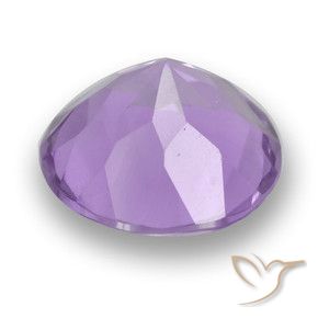 Ametista Viola rosato brillante naturale da 2.63 ct, Rotondo, VVS