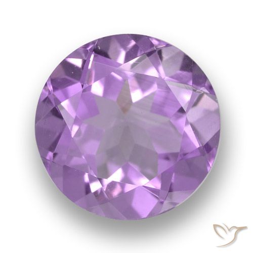 2.52ct Naturale Viola Rosato Medio Ametista, Rotondo, VVS
