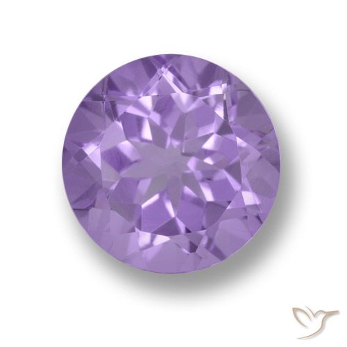 3.49ct Naturale Viola medio Ametista, Rotondo, VVS