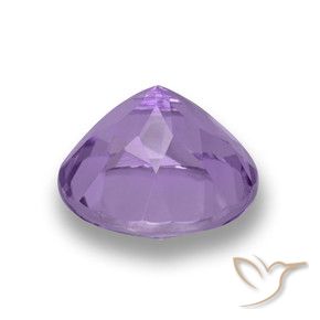 Ametista Viola medio naturale da 3.49 ct, Rotondo, VVS