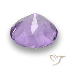 Ametista Viola medio naturale da 2.91 ct, Taglio rotondo, VVS